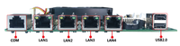 PT-B68NS Motherboard Kelas Industri Intel Bay Trail M/D Baru dengan Slot Ekspansi PCIe Memori DDR3L 4 GB Saluran Tunggal 19-36V