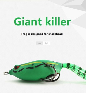 LUTAC China Super <span class=keywords><strong>Killer</strong></span> Frog señuelo 45mm 7g señuelo pesca nariz afilada pequeño doble gancho accesorios de pesca - Product Image 1