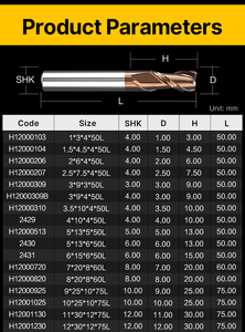 HUHAO HRC 55 2 Flutes Tungsten Carbide <strong>End</strong> <strong>Mill</strong> Cutter CNC Tungsten Steel <strong>End</strong> <strong>Mill</strong> H12000103 - Product Image 5