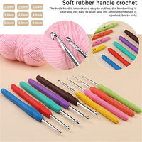107 pièces/ensemble Kit de crochet pour débutants adultes Kit de crochet avec sac d'accessoires de fil