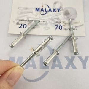 MALAXY-<span class=keywords><strong>remache</strong></span> ciego de acero inoxidable con cabeza plana y mandril acanalado, 3/16 3/4 X, Inox <span class=keywords><strong>Din</strong></span> <span class=keywords><strong>7337</strong></span>, A2, 3Mm x 6Mm - Product Image 3