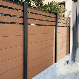 Clôture co-extrudée anti-corrosion en bois pour terrasse, jardin, cour extérieure, clôture en bois-plastique pour petite cour, mur de clôture et <span class=keywords><strong>piquet</strong></span> - Product Image 5