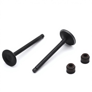 Soupape d'admission et d'échappement pour moteur de moto, scooter, moto tout-terrain, usinée CNC, en acier allié résistant à la chaleur, vente en gros - Product Image 2