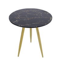 Petit Métal Moderne Nordique Simple Design D'intérieur de luxe table basse ronde