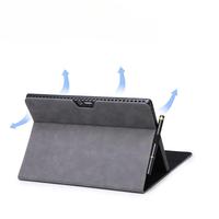 Étui pour tablette antichoc de luxe en cuir personnalisé pour Microsoft Surface Go 4 3 2 1 Pro 10 9 8 avec protection Myc9242 Laudtec
