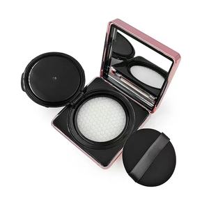 Spot maquillage 15g boîte à coussin <span class=keywords><strong>d</strong></span>'<span class=keywords><strong>air</strong></span> carré luxe ABS fondation maquillage boîte <span class=keywords><strong>de</strong></span> <span class=keywords><strong>rangement</strong></span> avec bouffée et miroir couvercle noir - Product Image 3