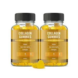 Sugar Free Collagen Gummies Support Anti Aging Beauty Skin Marine Collagen Gummy