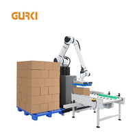 Palettiseur collaboratif GURKI GPM-R35HGD, leader de l'industrie, avec une charge utile de 35 kg et une vision LiDAR 3D pour la manutention de charges multi-boîtes