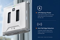 PORITOU Elektrikli Cam Temizleme Robotu, Ev, Otel ve Dış Mekan Kullanımı için Otomatik Temizleme Yoluyla