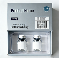 Boîtes d'emballage personnalisées imprimées pour stylos à peptides de 3 ml, soins de la peau, stylos pré-remplis et cartouches de 3 ml et 10 ml