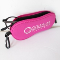 Néoprène étuis à lunettes sacs étanche lunettes de soleil organisateur pochette avec mousqueton voyage soleil verre boîte lunettes étui