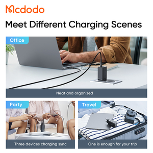 Mcdodo 154 70W Gan Sạc 65W 20W 45W 2c1a USB-C Loại Pd3.0 QC PPS Mini Nhanh 70W Gan Sạc & Bộ Chuyển Đổi Cho <span class=keywords><strong>iPhone</strong></span> Macbook - Product Image 3