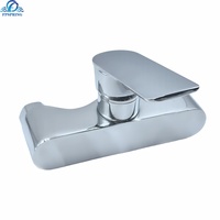 Chrome poli mitigeur thermostatique mural salle de bain robinet en laiton douche mélangeur doux pluie Massage Jet Spray pour