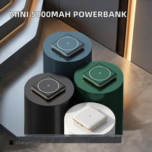 Chất lượng cao xách tay 5000mAh ngân hàng điện từ biểu tượng tùy chỉnh nhanh chóng USB giao diện kích thước nhỏ sạc không dây cho điện thoại - Product Image 4