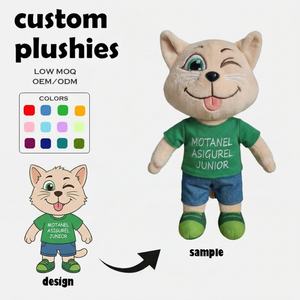 Peluches Personalizados con Logotipo, Fabricante de Juguetes de Peluche, Conejito de Peluche con Orejas Caídas, Camiseta Ligera, Muñeco de Peluche - Product Image 2