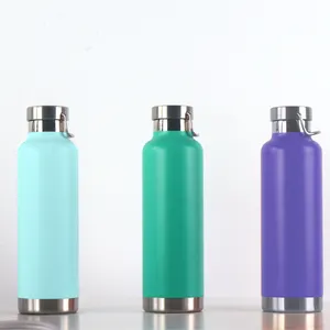 Hot Sale Vacuum Flask Bottle 24oz Sports Water Bottle Stainless Steel Wall Travel Cup