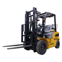 Chariot élévateur à double alimentation essence/GPL 2 tonnes CPY avec moteur GK21 et mât multi-étages pour la manutention de palettes en entrepôt et en usine