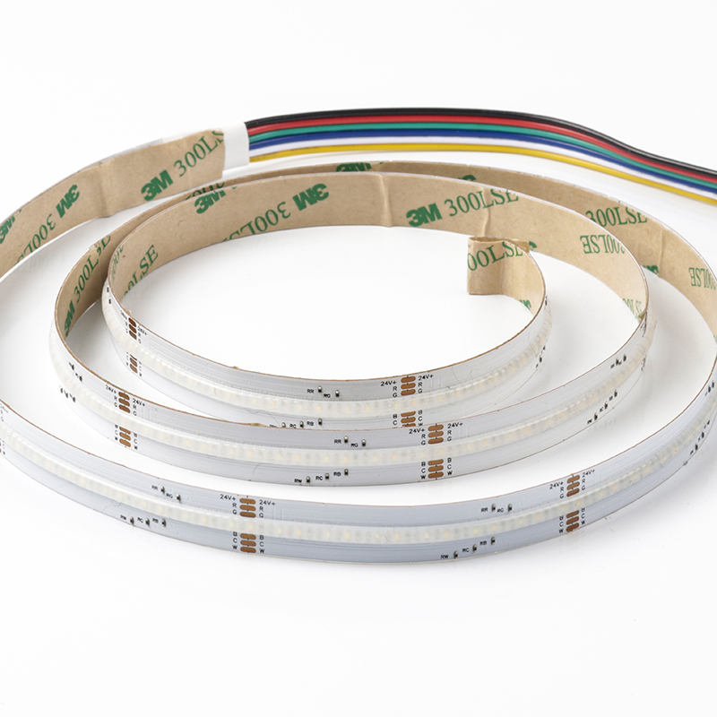Dimmable Cob Led Strip Changing Light Red 5mm 3000k Cold White Multi Dual 2700k Rgbw Flexible Waterproof 12v 24v Rgb for Home