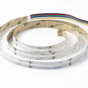 Dimbare Cob Led Strip Veranderende Licht Rode 5Mm 3000K Koud Wit Multi Dual 2700K Rgbw Flexibele Waterdichte 12V 24V Rgb Voor Thuis