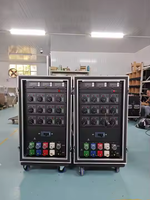 ST disesuaikan 19-Pin Socapex Plug 3-Phase tahap distribusi listrik kotak tembaga daya Distro peralatan dengan Breaker Output