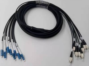 Fiber Optic <b>Patch</b> Cord LC Connector SCAPC FC ST Single Mode G652D 5.0mm TPU Black <b>Cable</b> G657A2 Outdoor Drop <b>Cable</b> - Product Image 2