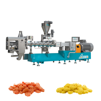 Nouvelle ligne de production de snacks en granulés 2D/3D automatique Arrow, extrudeuse double, commande tactile, acier inoxydable 304, 100-1500 kg/h, haute efficacité