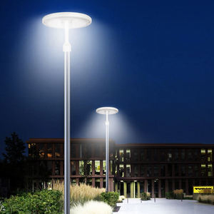 Lampe solaire LED de jardin de rue en alliage d'aluminium imperméable IP65, UFO, capteur de mouvement intelligent, haute luminosité, contrôle sans fil - Product Image 1