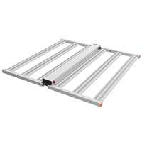 Longood LED tanam UV/IR spektrum penuh, 4 saluran 650W untuk tanaman dalam ruangan hidroponik mekar IP65 aluminium lampu LED
