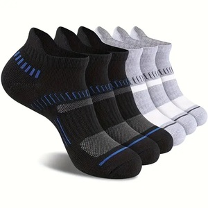 Men's Ankle <b>Socks</b> Cotton Blend Breathable Sweat Absorbent <b>Running</b> Sports <b>Socks</b> Low Cut Color Blocking Daily Wear - Product Image 5
