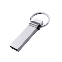 Mini USB Flash Drive 4GB/8GB/16GB/32GB/64GB memori Pen Drive kustom LOGO Mini bentuk kunci USB Flash Drive plastik