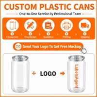Boîtes en PET transparentes à ouverture facile avec anneau de traction, personnalisables avec logo et motifs, best-sellers, pour desserts