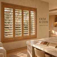 Volets de plantation, revêtements de fenêtres sur mesure, fabricant OEM ODM, solutions de vente en gros pour les revendeurs et les projets d'aménagement intérieur