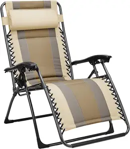 Woqi-tumbona plegable, cómoda silla de cubierta con almohada, entrega rápida