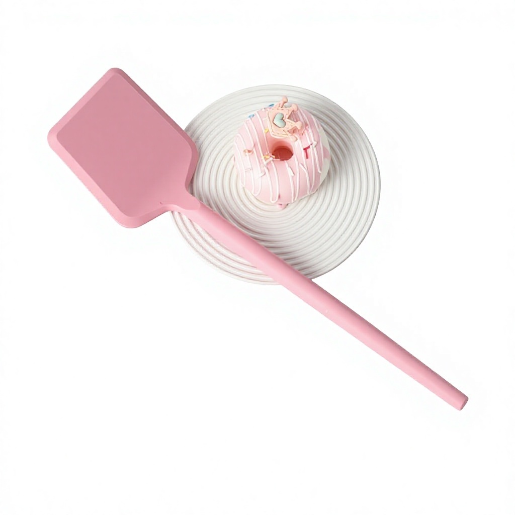 Spatule carrée rose 35cm