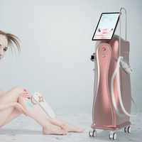 Prix d'usine ProfessionalUV Désinfection Vertical Diode Laser 755 808 1064 Glace Épilation Glace Titane Machine Prix