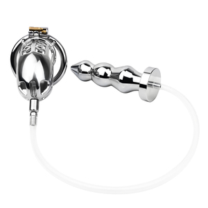 Frrk Bdsm Metalen Kuisheidskooi Anale Plug <span class=keywords><strong>Penis</strong></span> Ringen Urethraal Slot <span class=keywords><strong>Cock</strong></span> Flirten Seksspeeltjes Voor Mannen Rollenspel Voor Volwassenen - Product Image 2