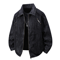 Veste en jean surdimensionnée pour homme, personnalisable à faible MOQ, nouvelle mode, design de créateur, technologie Stone Wash, 100% coton, ODM, bleu denim