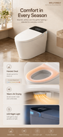 WC intelligent électrique à chasse d'eau automatique pour salle de bain, modèle intelligent à poser au sol