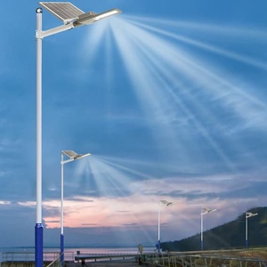 Luhua-80 Lampadaire <span class=keywords><strong>solaire</strong></span> tout-en-un, panneau 5V 80W, LiFePO4 3.2V 60Ah, 3500LM, 60*5054 LED, IP65 - Product Image 5