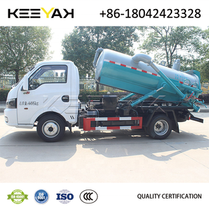 DONGFENG Mini Camión Aspirador Limpieza de Aguas Residuales Camiones de Succión Elevación Hidráulica Cisterna Hidrolimpiador Fabricante Chino - Product Image 2