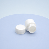 Flacon en plastique HDPE de 30 ml avec bouchon à visser résistant aux enfants pour le stockage de capsules médicinales