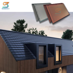 Custom 95W <strong>Solar</strong> Energy Systems Home <strong>Solar</strong> Roof <strong>Tiles</strong> Photovoltaic Bipv <strong>Solar</strong> Roof Flat Shingle <strong>Tile</strong> - Product Image 4