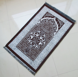 Tapis rectangulaire portable en chenille laine/soie, écologique, résistant à l'eau, antidérapant, épais, léger, motif flamme, pour la maison - Product Image 6