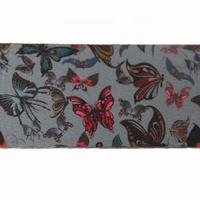 Ruban imprimé papillon Y2K 2 mm Couleurs psychédéliques vibrantes Polyester/coton écologique Largeur 50 mm Transfert thermique Mode rétro