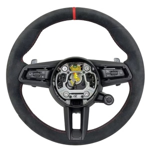 Volante Personalizado Completamente Forrado en Alcántara para Cayenne, Panamera 996, 991.2, 970, 997.2, 887, 986, GT3, 981, <span class=keywords><strong>Macan</strong></span> - Product Image 3