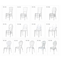 Vente en gros de chaise Napoléon, meubles haut de gamme pour hôtel, fêtes, banquets, mariages, chaises et tables en acrylique transparent pour événements