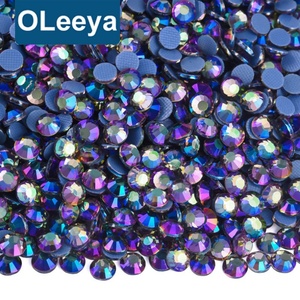 OLeeya Venta al por mayor de cristales de pegamento alemán Hot Fix Paradise Shine SS6-SS30, pedrería termoadhesiva para accesorios de prendas de vestir - Product Image 1