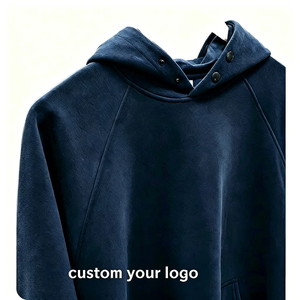 <span class=keywords><strong>Sweat</strong></span>-shirts et hoodies unisexes surdimensionnés en coton épais sans cordon, personnalisables avec logo - Product Image 1