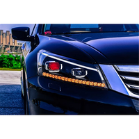 Phare LED pour Honda Accord 8ème génération berline 2008-2013, projecteur Angel Eye modifié, phare au xénon DRL, plug and play