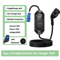 Venta Directa de Fábrica, Nuevo Cargador de Coche Eléctrico para el Hogar, 16A/32A, Cargador EV Portátil de 3.5KW 7kW, Cargador EV Aion UT
